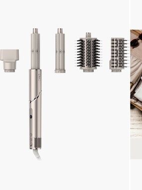 Multi-Function Women's Hot Air Styler in Champagne